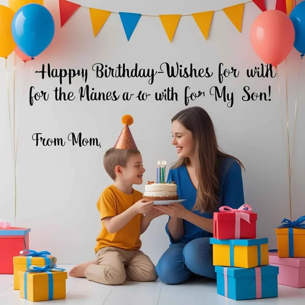 Birthday Wishes for Son from Mom
