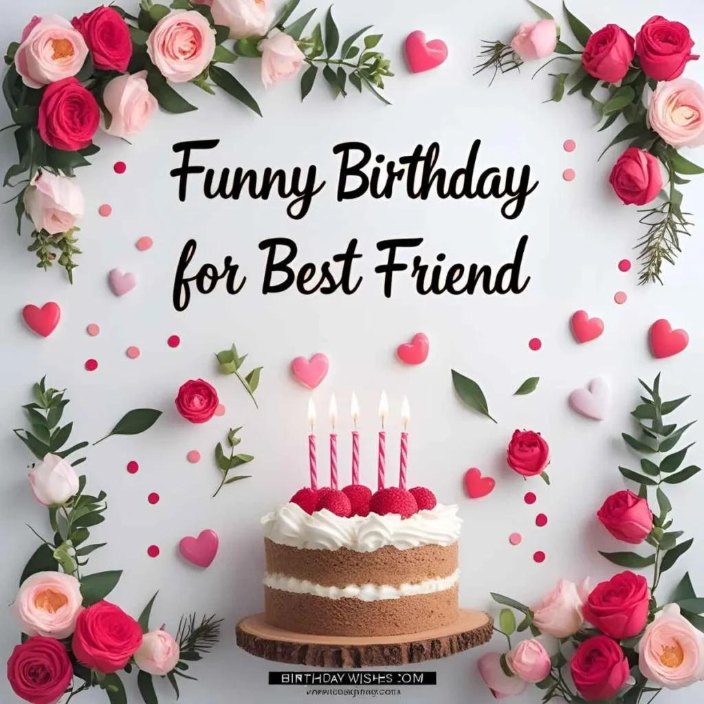 Funny Birthday Wishes for Best Friend
