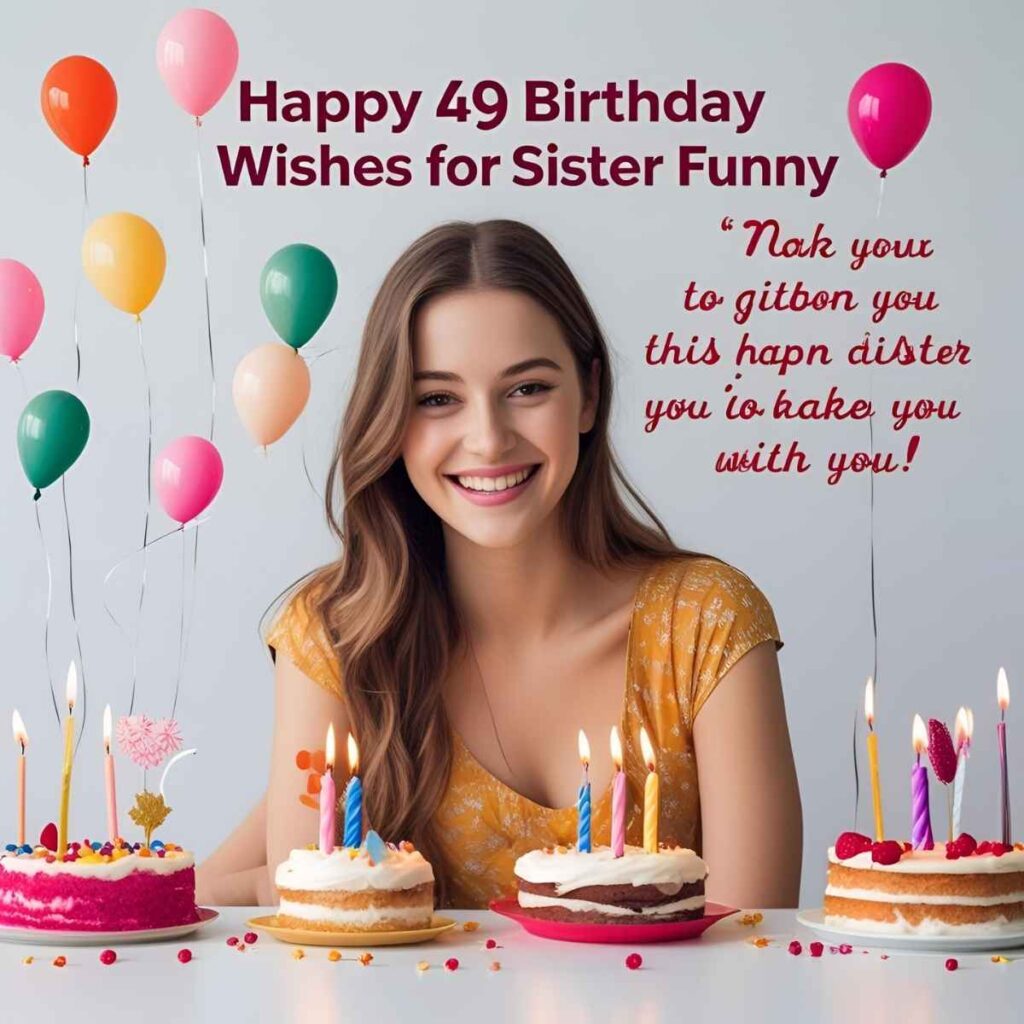 Happy Birthday Wishes for Sister Funny