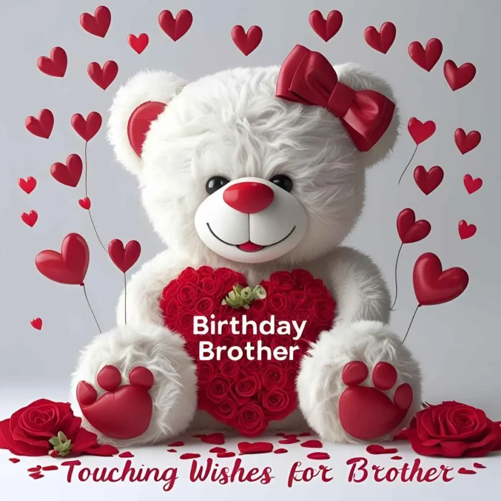 Heart Touching Birthday Wishes for Brother Images