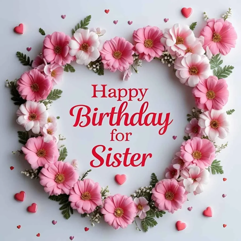 Heart Touching Birthday Wishes for Sister