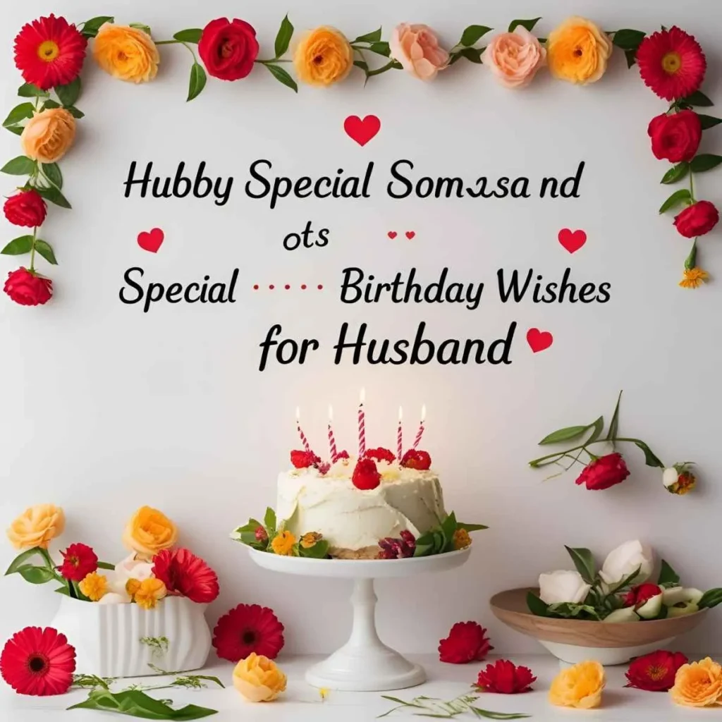 Hubby Special Birthday Wishes for Husband