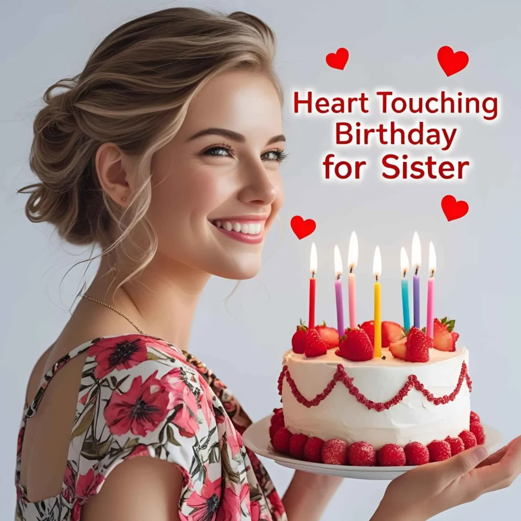 Short Heart Touching Birthday Wishes for Sister