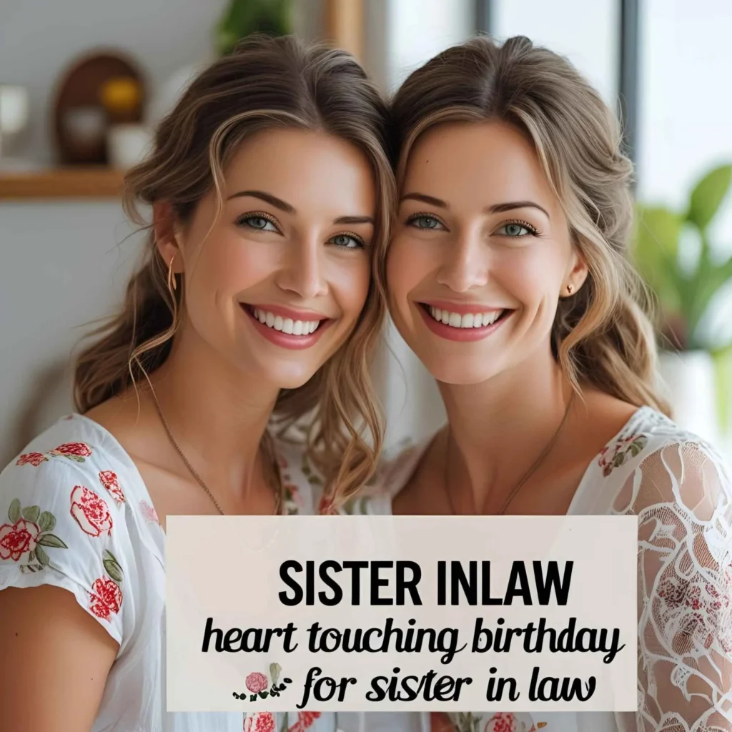Sister Inlaw Heart Touching Birthday Wishes for Sister in Law