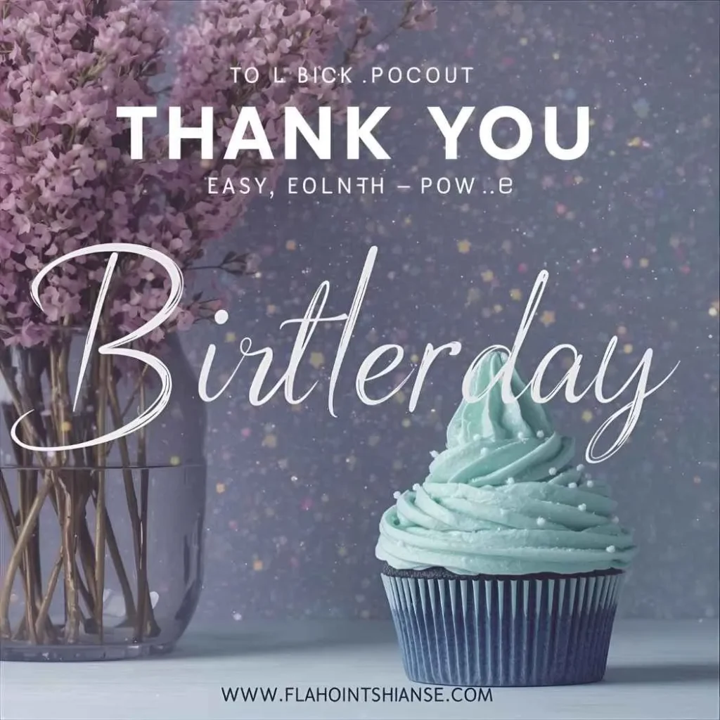 Appreciation Thank You Message for Birthday Wishes