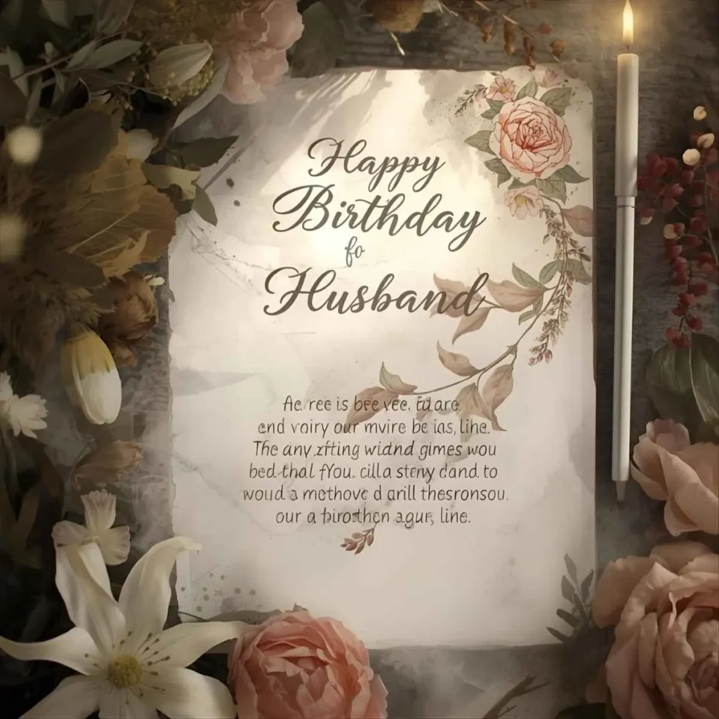 Happy Birthday Wishes for Husband One Line
