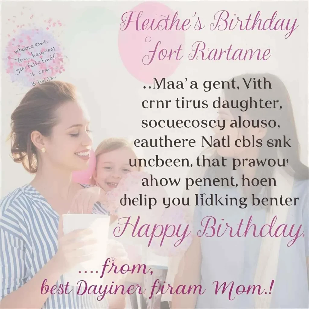 Best Birthday Wishes for Daughter from Mom