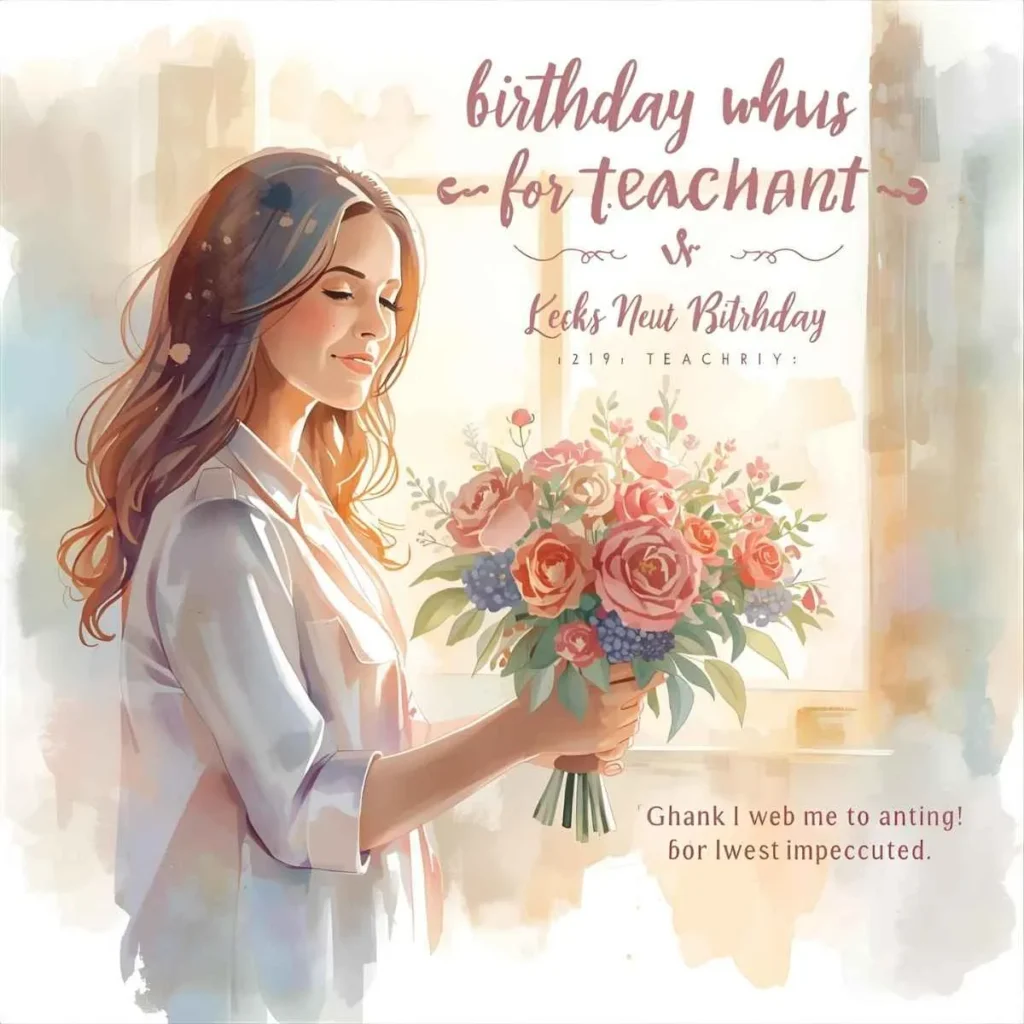 Birthday Wishes for Teacher Female