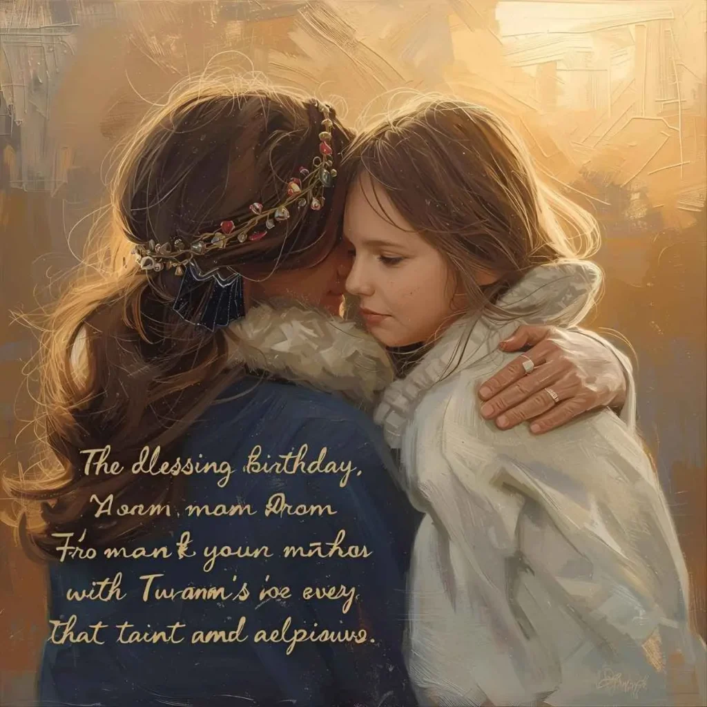 Blessing Birthday Wishes for Daughter from Mom