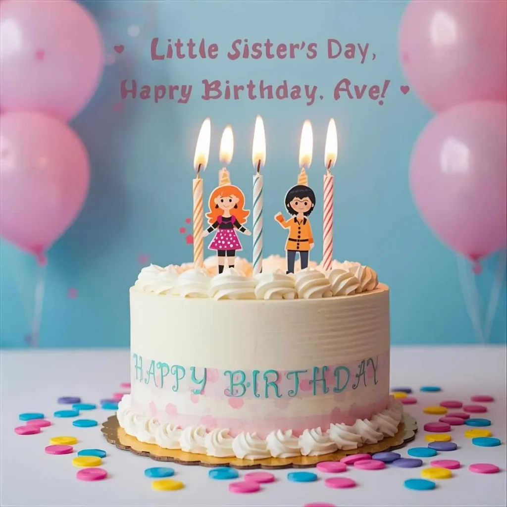 Heart Touching Birthday Wishes for Little Sister