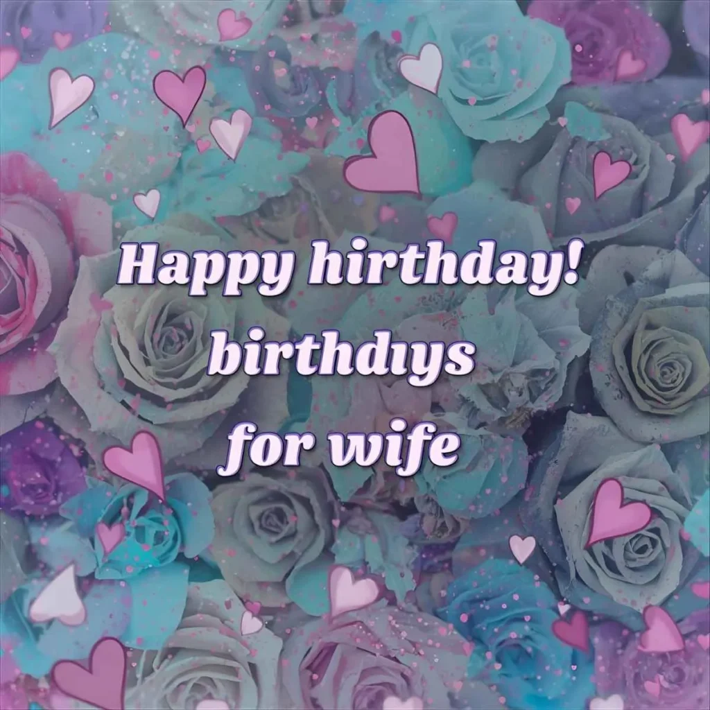 Heart Touching Birthday Wishes for Wife Simple