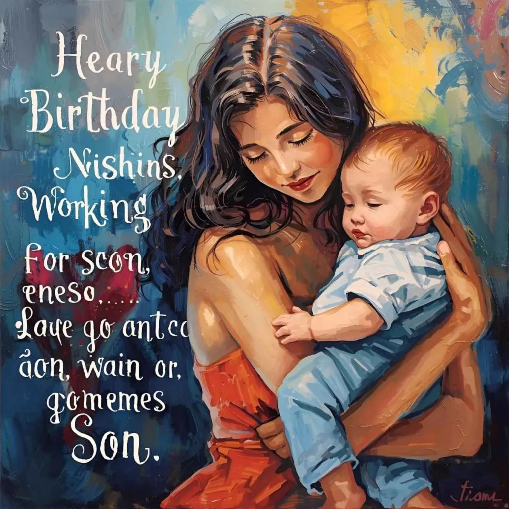 Heart Touching Inspirational Birthday Wishes for Son from Mom