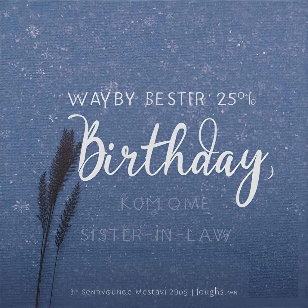 Short Birthday Wishes for Sister-in-law