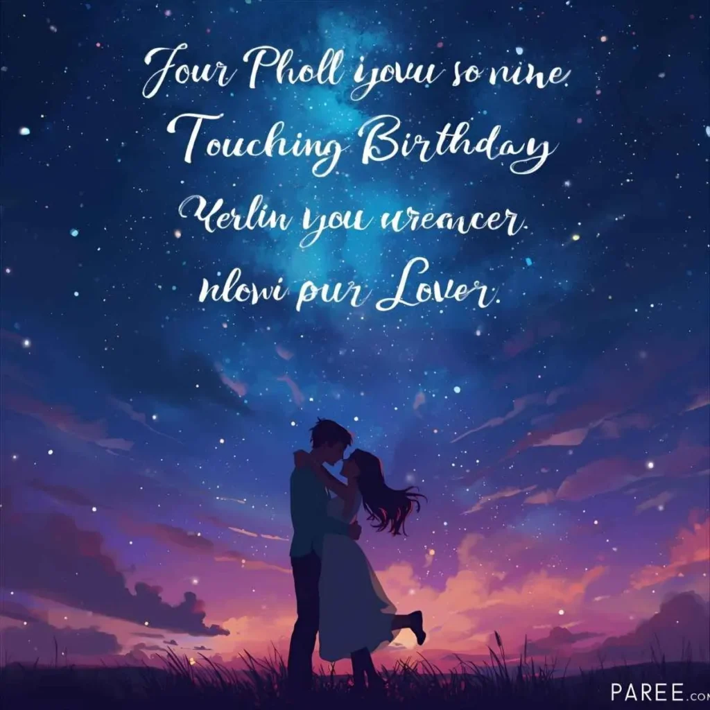 Heart Touching Birthday Wishes for Lover