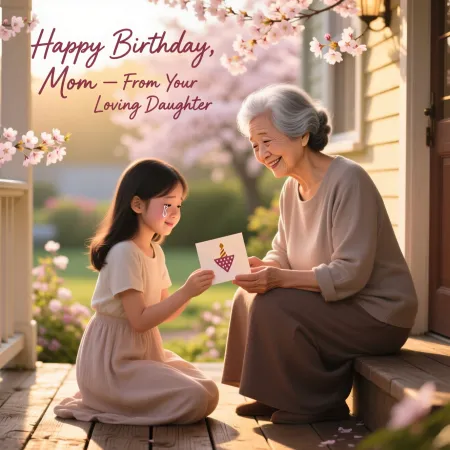 Heart Touching Birthday Wishes for Mom from Daughter