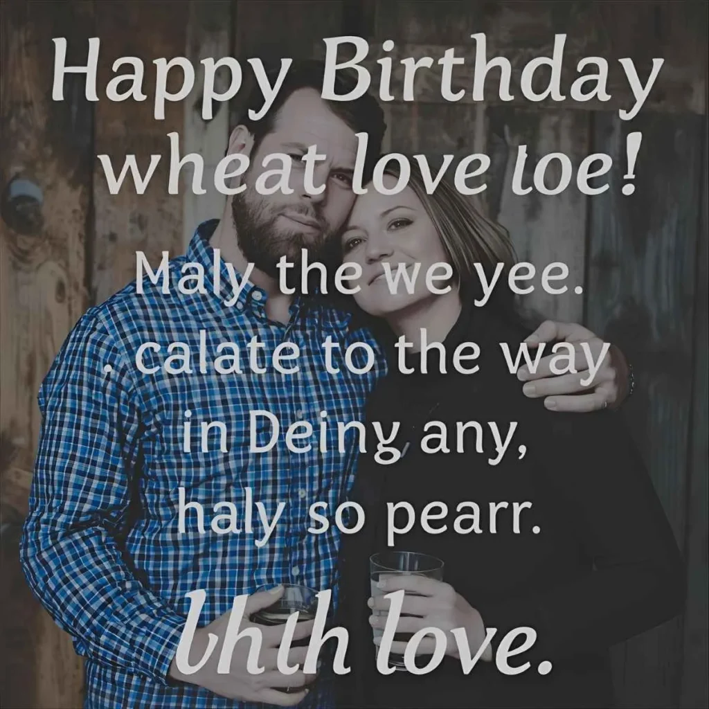 Husband Birthday Wishes for Husband with Love