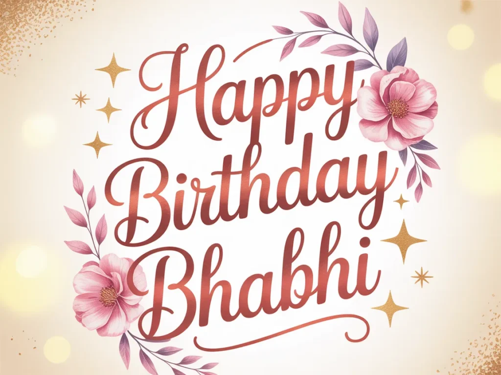 Short Birthday Wishes for Bhabhi 