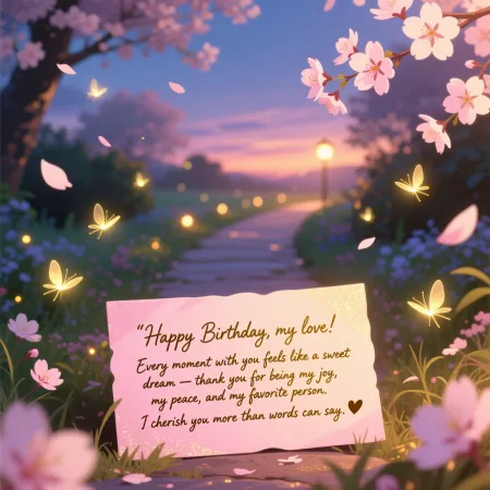 Sweet Short Birthday Wishes for Boyfriend