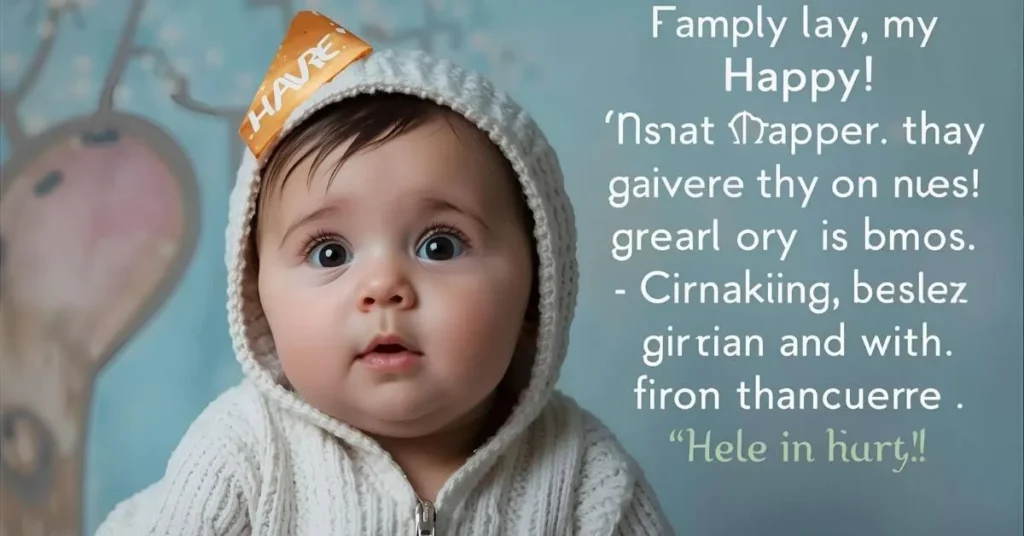 Heart Touching First Birthday Wishes for Baby Girl