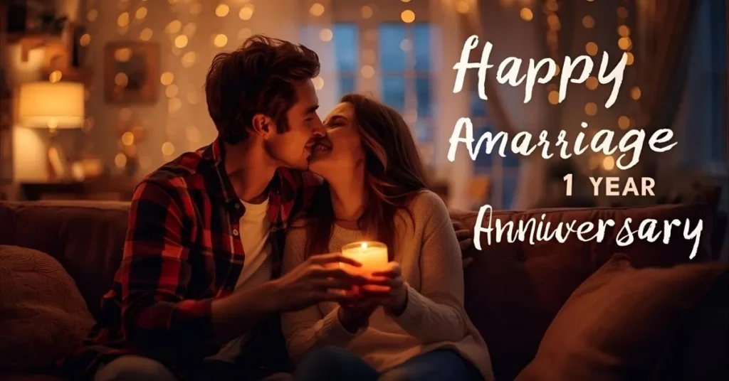 Heart Touching Love 1 Year Anniversary Wishes for Husband