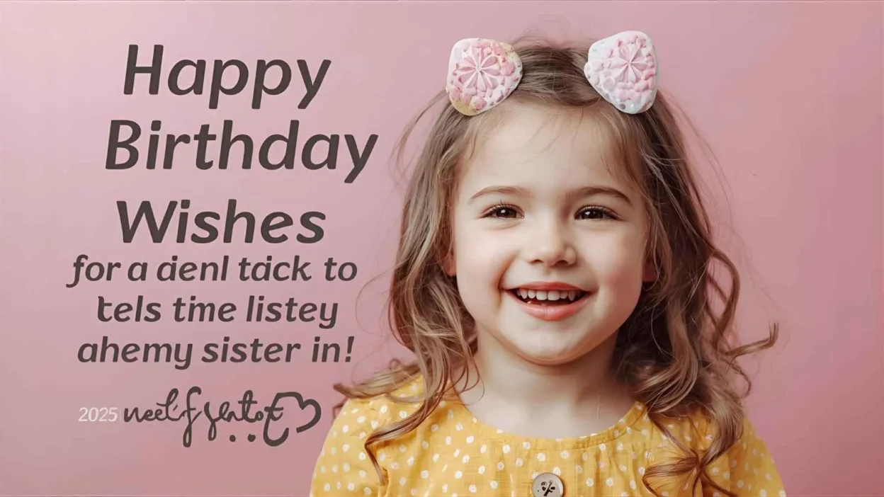 Birthday Wishes for Little Sister in 2025