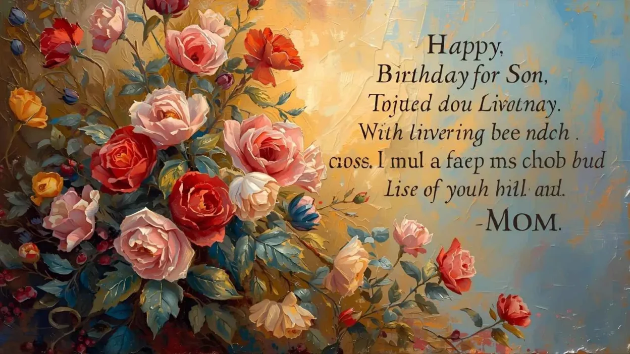 Birthday Wishes for Son from Mom