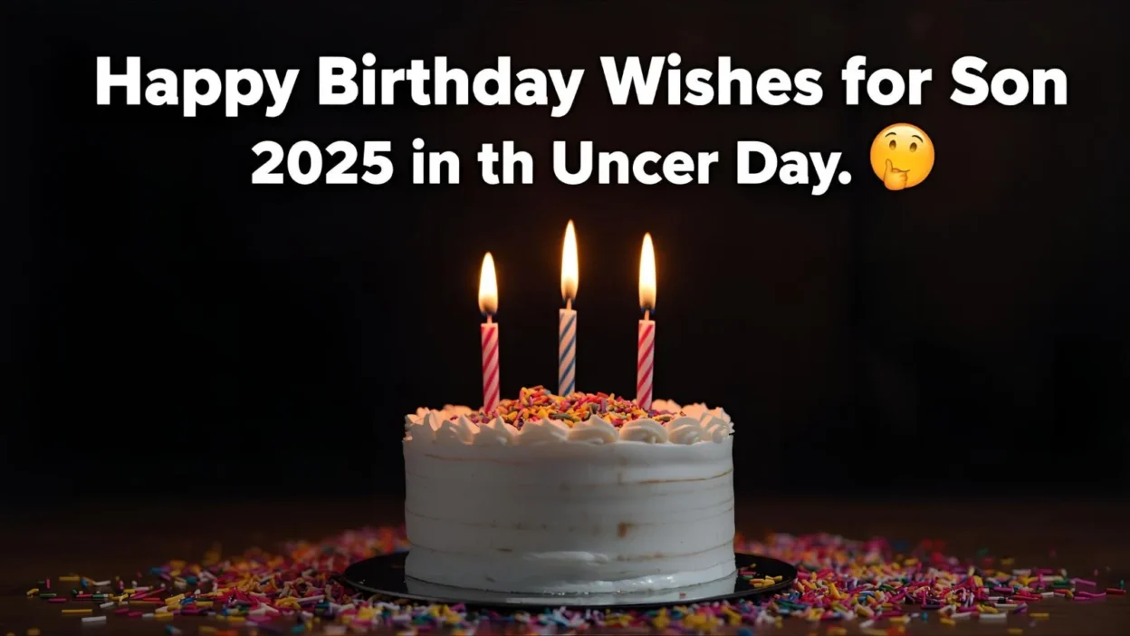 Happy Birthday Wishes for Son in 2025