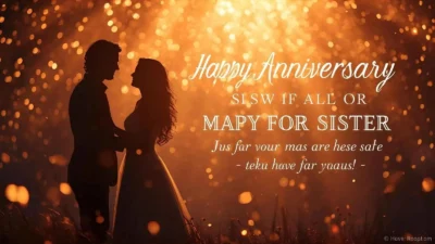 Anniversary Wishes for Sister