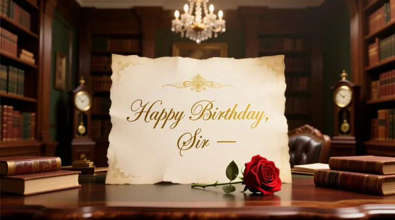 Birthday Wishes for Sir