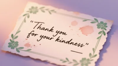 Short Thank You Message