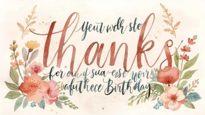 Thanks Message for Birthday Wishes