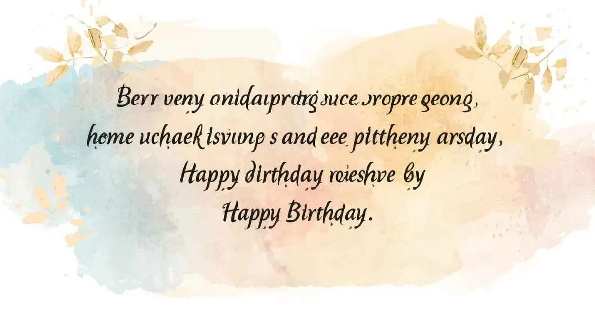 Distance Birthday Wishes