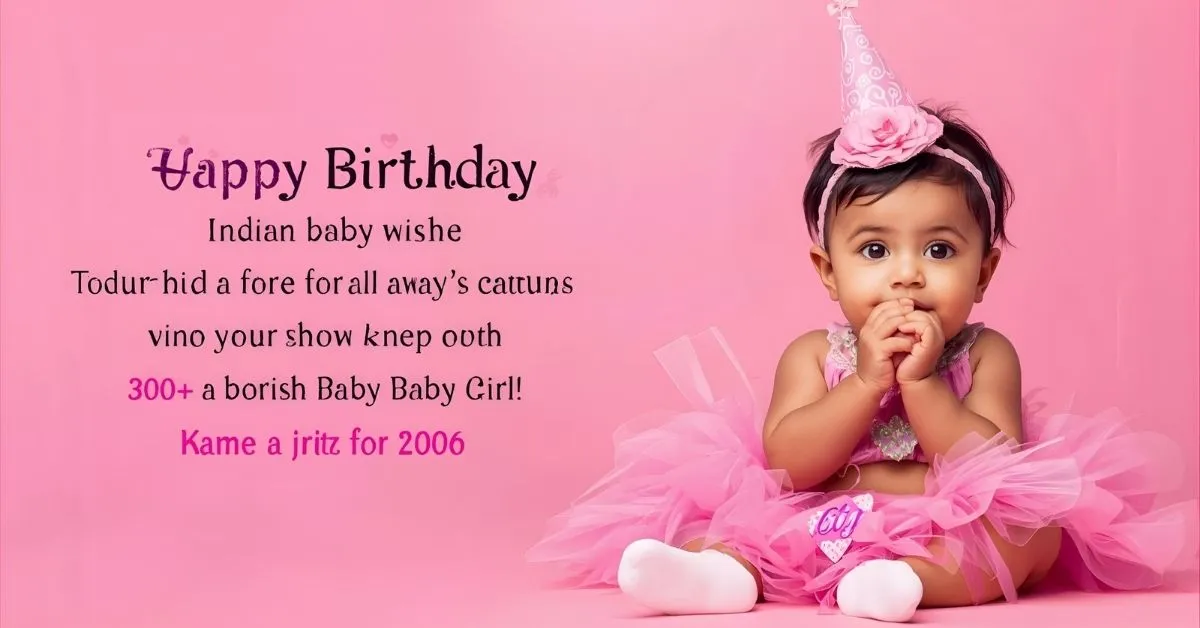 First Birthday Wishes for Baby Girl